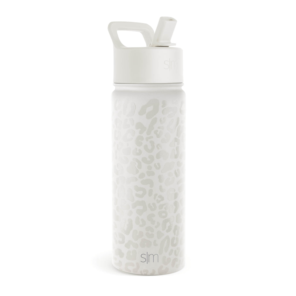 Simple Modern Summit Water Bottle Straw Lid Vacuum Insulated Stainless Steel Bottle | 18 fl oz Edition-B5F5