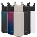 Simple Modern Summit Water Bottle Straw Lid Vacuum Insulated Stainless Steel Bottle | 18 fl oz Edition-9ZOA