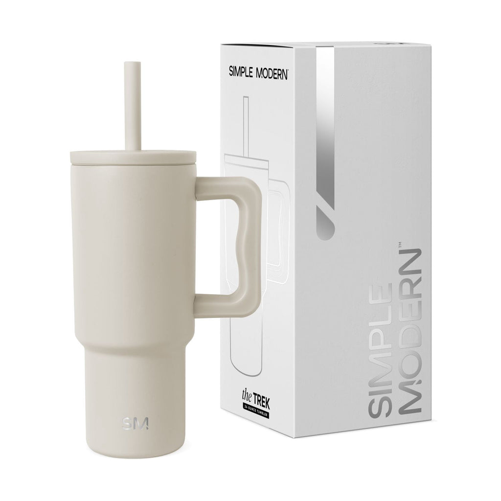 Simple Modern 24oz Trek Tumbler with handle and Silicone Straw Lid | Asteroid Edition-5283