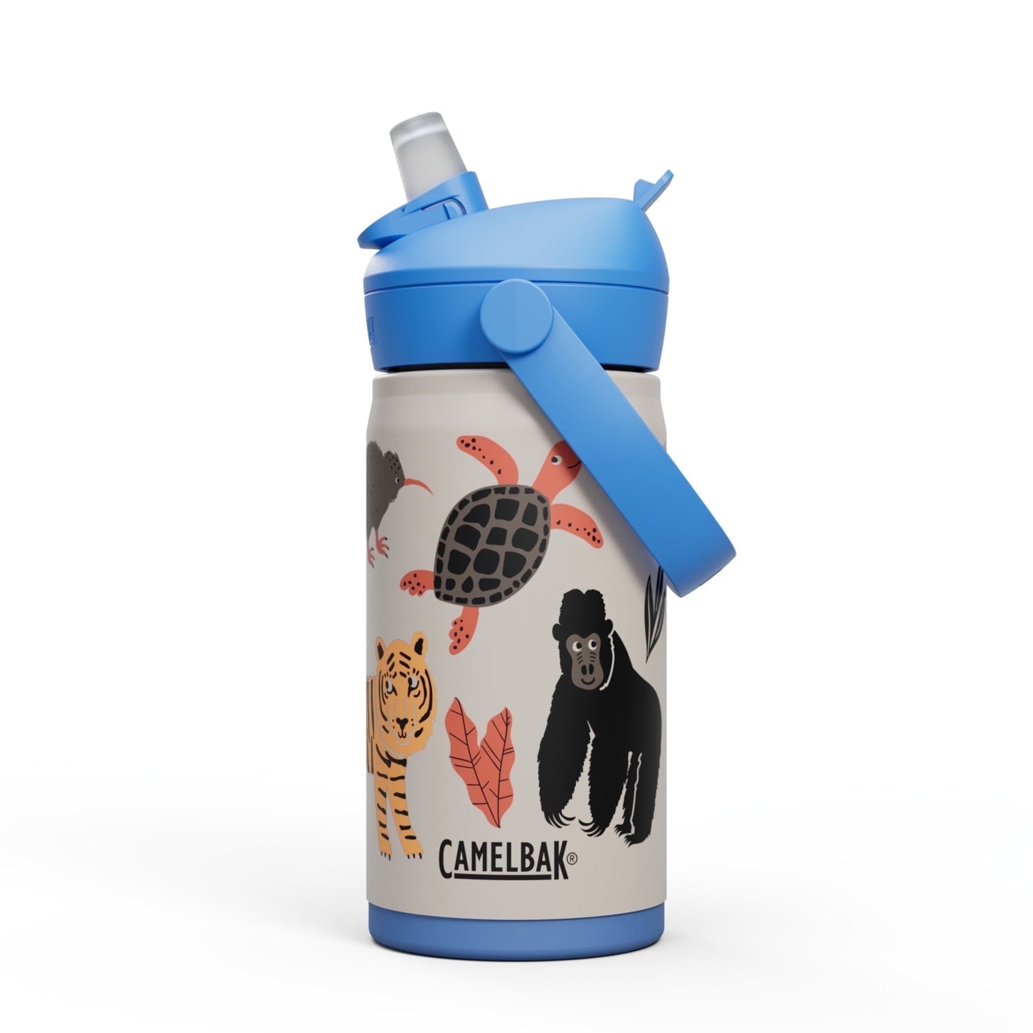 Camelbak Thrive™ Flip Straw Kids Stainless 12oz Water Bottle, Dino Jam Edition-YVJR