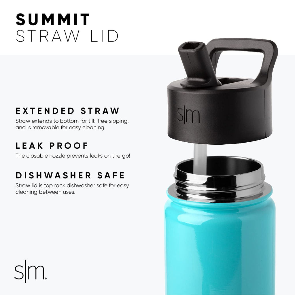 Simple Modern CoComelon Kids Water Bottle with Straw Lid | Insulated Stainless Steel Reusable Tumbler for Toddlers, Girls | Summit Collection | 14oz, CoComelon Pink Melon Edition-A6I1